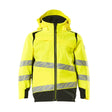 Mascot Accelerate Safe Lightweight Outer Shell Jacket #colour_hi-vis-yellow-black