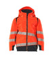 Mascot Accelerate Safe Lightweight Outer Shell Jacket #colour_hi-vis-red-dark-navy