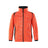 Mascot Accelerate Safe Junior Softshell Jacket with Reflectors #colour_hi-vis-red-dark-navy