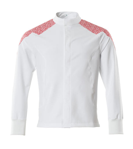 Mascot Food & Care Ultimate Stretch Jacket #colour_white-traffic-red