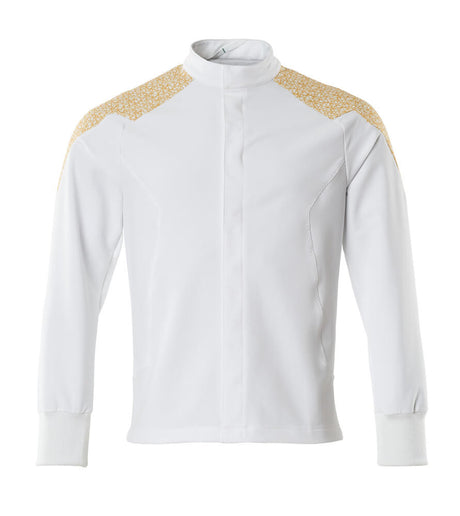 Mascot Food & Care Ultimate Stretch Jacket #colour_white-curry-gold