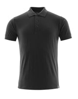Mascot Crossover Modern Fit Polo Shirt #colour_deep-black