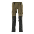 Mascot Advanced Ultimate Stretch Functional Trousers - Moss Green/Black #colour_moss-green-black