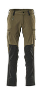 Mascot Advanced Ultimate Stretch Functional Trousers - Moss Green/Black #colour_moss-green-black