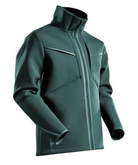 Mascot Customized Modern Fit Softshell Jacket #colour_forest-green