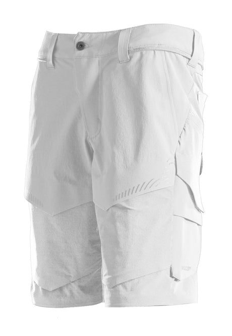 Mascot Customized Stretch Lightweight Shorts - White #colour_white