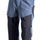 Mascot Customized Craftsmen's 3/4 Trousers with Kneepad Pockets - Stone Blue/Dark Navy #colour_stone-blue-dark-navy