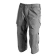 Mascot Customized Craftsmen's 3/4 Trousers with Kneepad Pockets - Stone Grey #colour_stone-grey