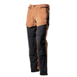 Mascot Customized Stretch Trousers with Kneepad Pockets - Nut Brown/Black #colour_nutbrown-black