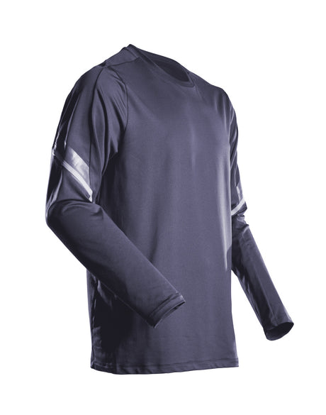 Mascot Customized Modern Fit Long-Sleeved T-shirt #colour_dark-navy