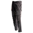 Mascot Customized Stretch Trousers with Kneepad Pockets - Black #colour_black