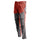 Mascot Customized Stretch Trousers with Kneepad Pockets - Autumn Red /Stone Grey #colour_autumn-red-stone-grey