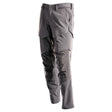 Mascot Customized Stretch Trousers with Kneepad Pockets - Stone Grey #colour_stone-grey