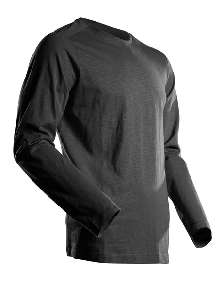 Mascot Customized Modern Fit Long-Sleeved T-shirt #colour_black