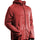 Mascot Customized Microfleece with Hood and Zipper #colour_autumn-red