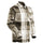 Mascot Customized Checked Flannel Shirt #colour_dark-sand-checked