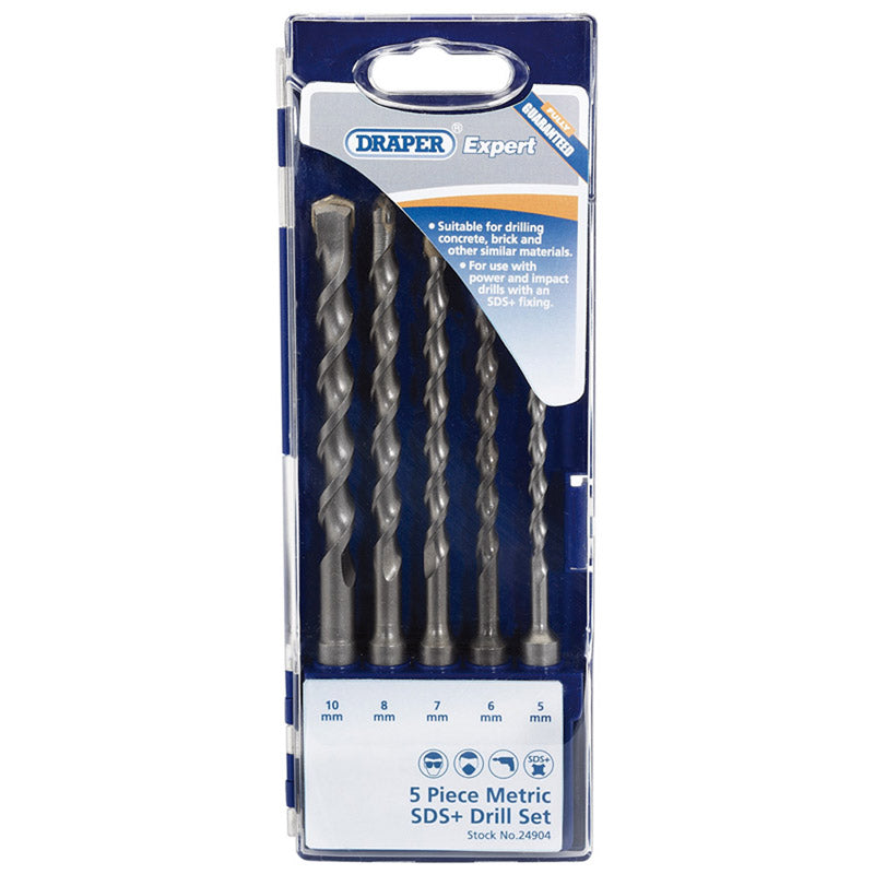 Draper Metric SDS+ Masonry Drill Set (5 Piece)