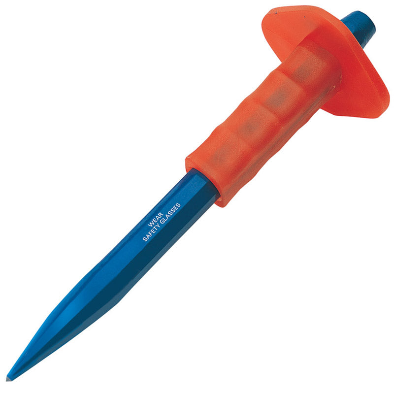 Draper 300 x 16mm Point Chisel with Hand Guard