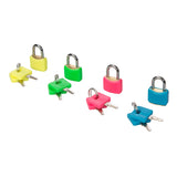 Silverline Hi-Vis Brass Padlocks Set 4Pce