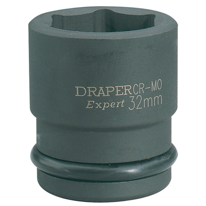 Draper Expert 32mm 3/4" Square Drive Hi-Torq&#174; 6 Point Impact Socket