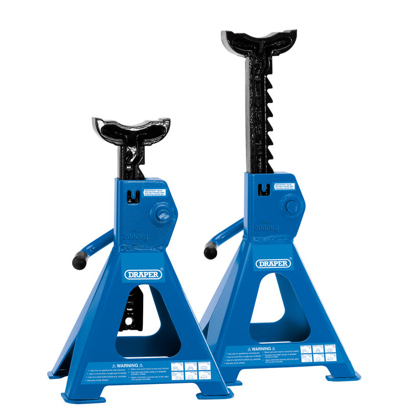 Draper 2 Tonne Ratcheting Axle Stands (Pair)