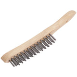 Draper 3 Row Wire Scratch Brush (290mm)