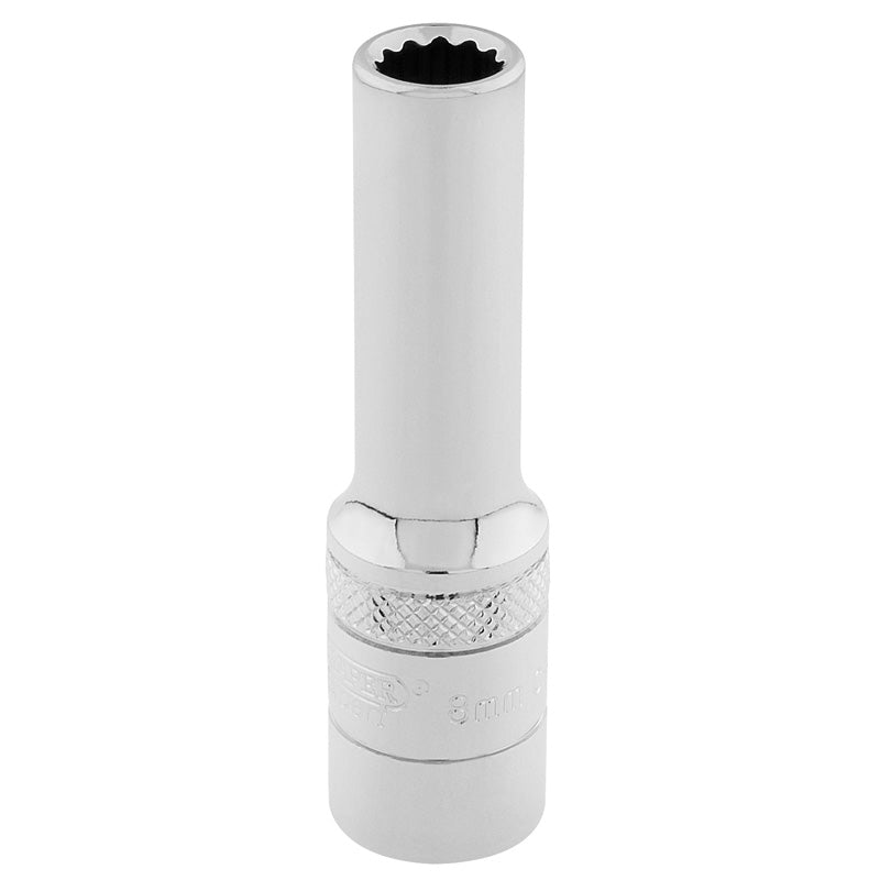 Draper 3/8" Square Drive Hi-Torq&#174; 12 Point Deep Socket (8mm)