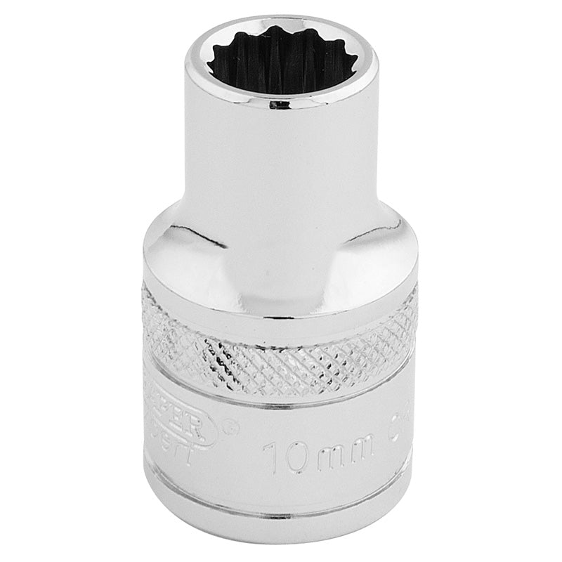 Draper 1/2" Square Drive Hi-Torq&#174; 12 Point Socket (10mm)