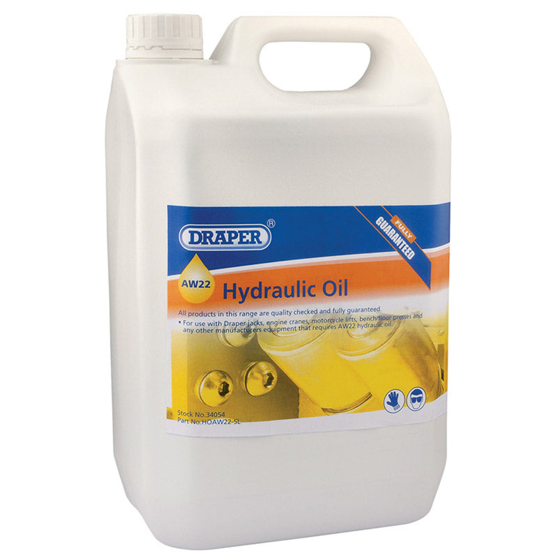 Draper 5L AW22 Hydraulic Oil