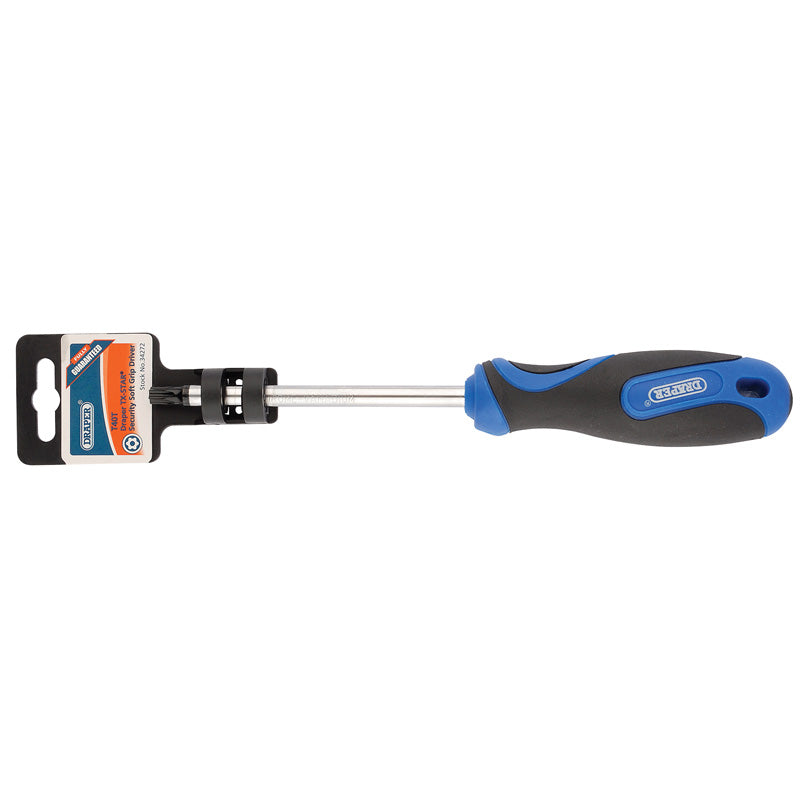 Draper Soft Grip T40 Draper TX-STAR&#174; Security Screwdrivers