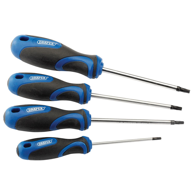 Draper Soft Grip Draper TX-STAR&#174; Screwdriver Set (4 Piece)