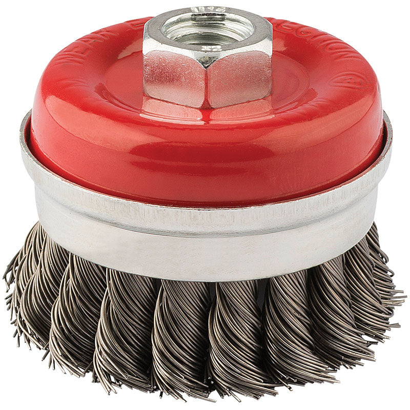 Draper 60mm x M14 Twist Knot Wire Cup Brush