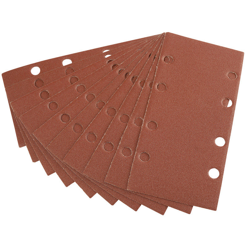 Draper Ten 90 x 187mm 120 Grit Aluminium Oxide Sanding Sheets