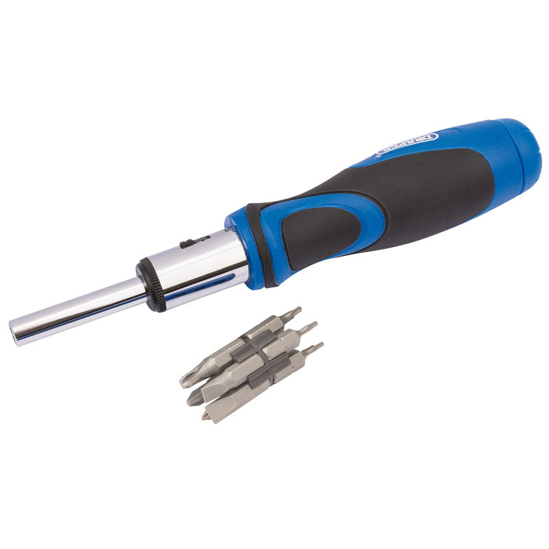 Draper Ratchet Screwdriver and Bit Set (13 Piece)