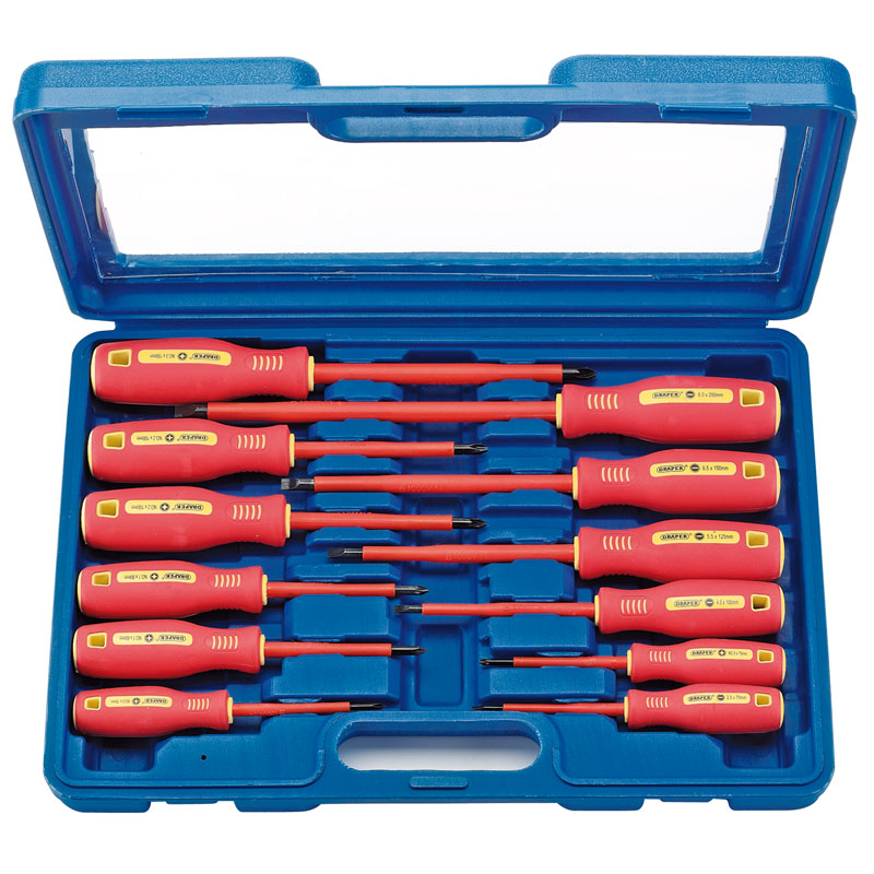 Draper Fully Insulated Screwdriver Set (12 Piece)