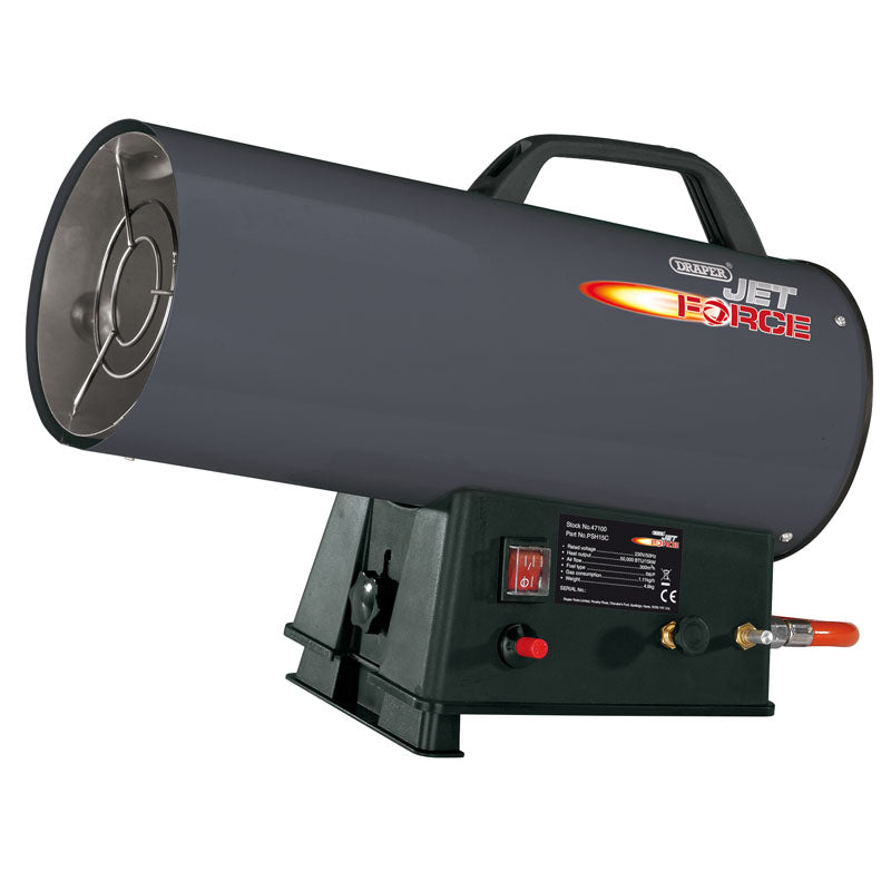 Draper Jet Force, Propane Space Heater - 50,000 BTU (15Kw)