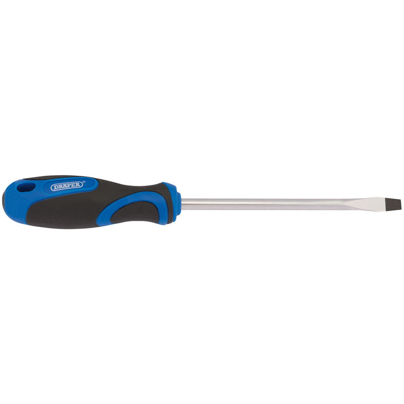 Draper 6.0 x 150mm Plain Slot Screwdriver with Soft Grip Handles