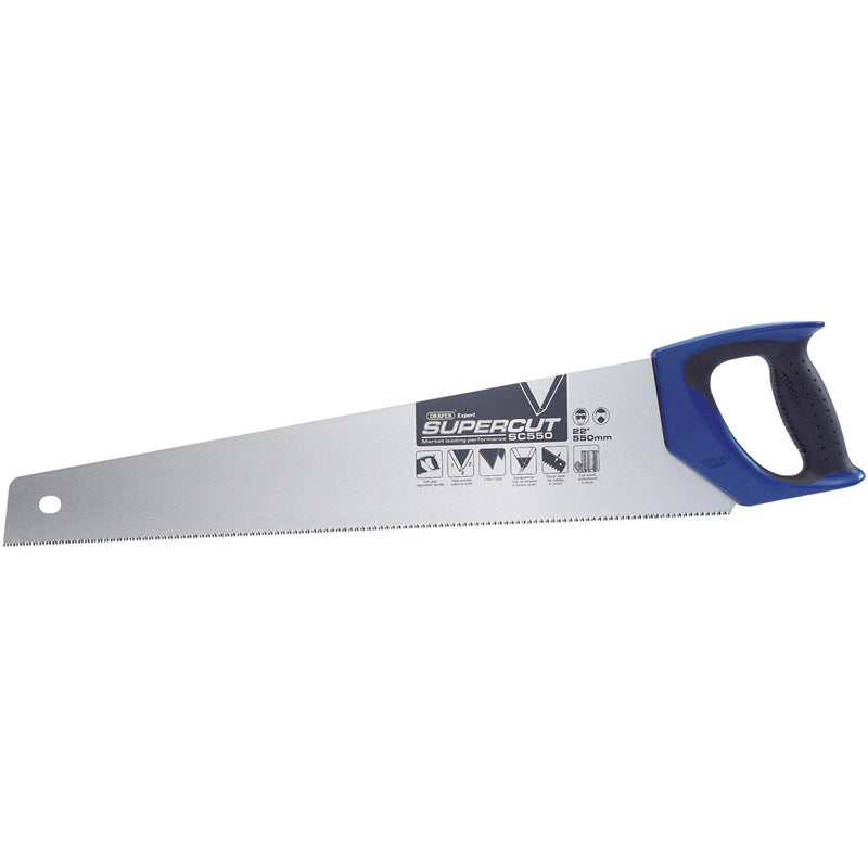 Draper Expert Supercut&#174; 550mm/22" Soft Grip Hardpoint Handsaw - 11tpi/12ppi