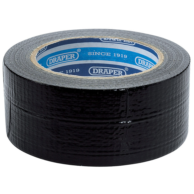 Draper 33M x 50mm Black Duct Tape Roll