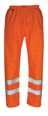 Mascot Safe Aqua Wolfsberg Rain trousers #colour_hi-vis-orange