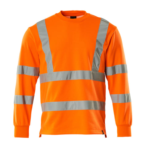Mascot Safe Classic Melita Sweatshirt #colour_hi-vis-orange