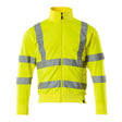 Mascot Safe Classic Maringa Zipped Sweatshirt #colour_hi-vis-yellow