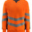 Mascot Safe Supreme Wigton Sweatshirt #colour_hi-vis-orange-dark-navy