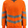 Mascot Safe Supreme Wigton Sweatshirt #colour_hi-vis-orange-dark-anthracite