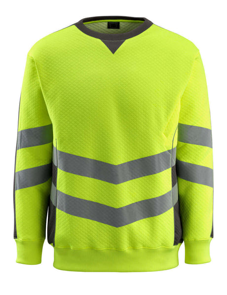 Mascot Safe Supreme Wigton Sweatshirt #colour_hi-vis-yellow-dark-anthracite