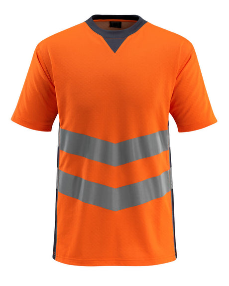 Mascot Safe Supreme Sandwell T-shirt #colour_hi-vis-orange-dark-navy