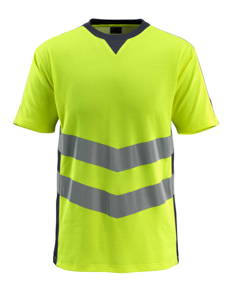 Mascot Safe Supreme Sandwell T-shirt #colour_hi-vis-yellow-dark-navy