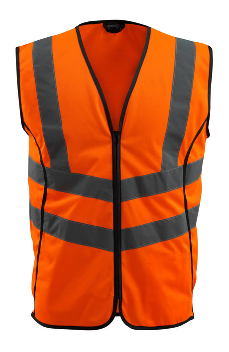 Mascot Safe Supreme Wingate Traffic Vest #colour_hi-vis-orange