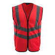 Mascot Safe Supreme Wingate Traffic Vest #colour_hi-vis-red