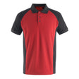 Mascot Unique Bottrop Polo Shirt #colour_red-black